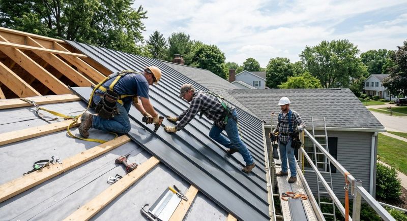 Aluminum Roof Installation in Calvert County, MD