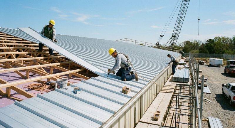 Aluminum Roof Installation in Chesapeake Beach, MD
