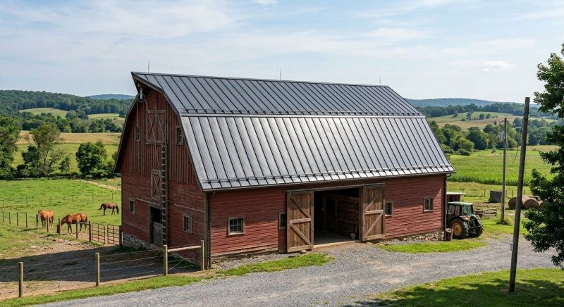 Barn Roof Replacement in Lusby, MD