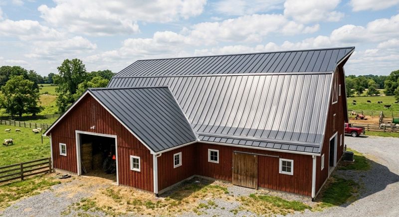 Barn Roof Replacement in Lusby, MD