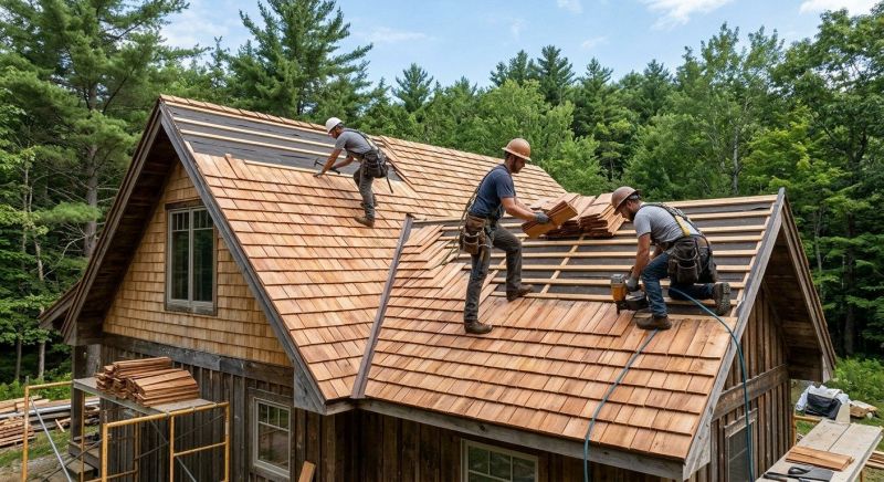 Cedar Roof Installation in Calvert County, MD