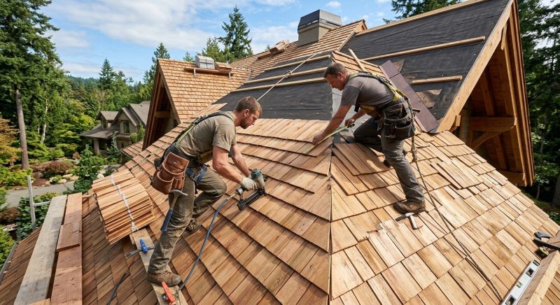 Cedar Roof Installation in Hollywood, MD