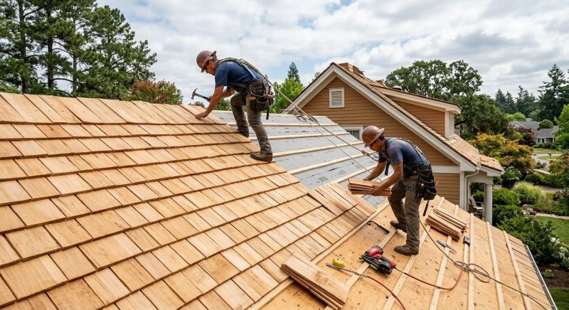 Cedar Roof Installation in Lexington Park, MD