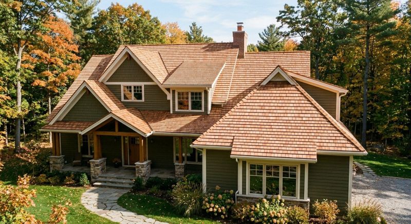 Cedar Roof Installation in Lusby, MD