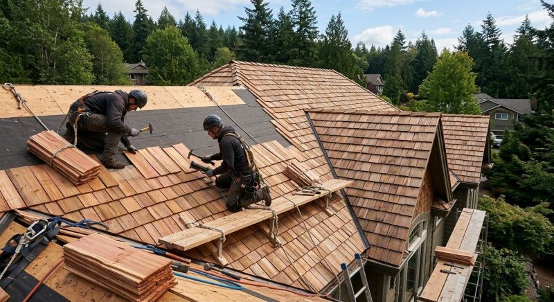 Cedar Roof Installation in Mechanicsville, MD