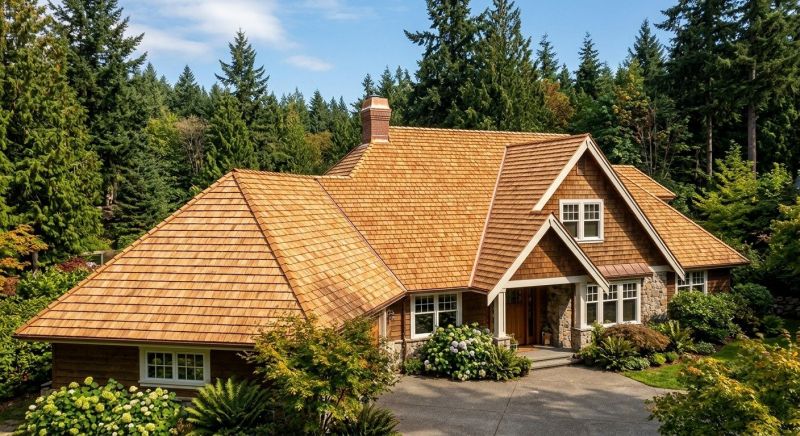 Cedar Roof Installation in Vienna, MD