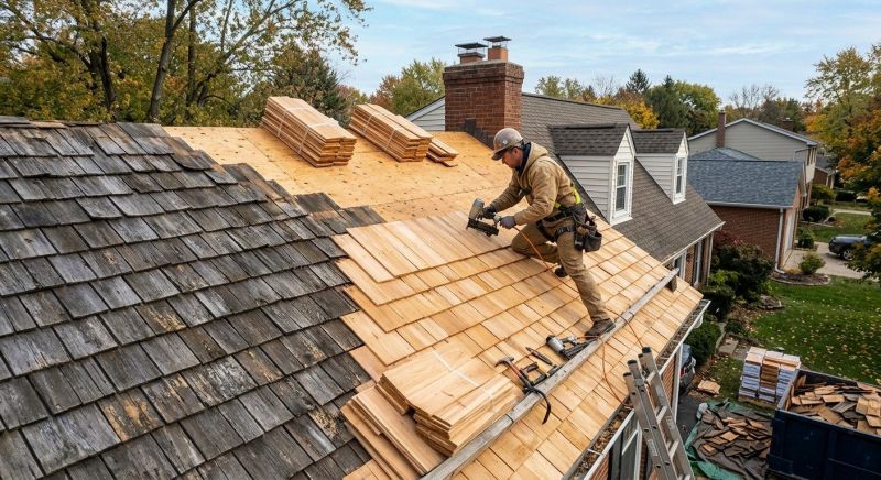 Cedar Roof Replacement in Cambridge, MD