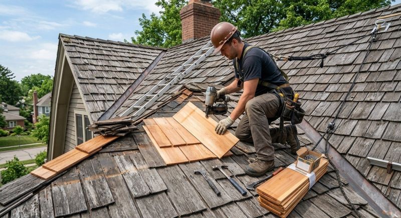 Cedar Shake Roof Repair in Leonardtown, MD