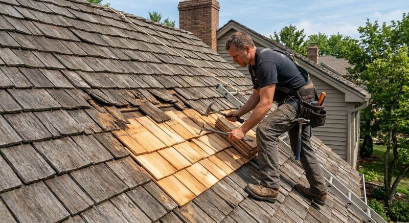 Cedar Shake Roof Repair in Saint Leonard, MD