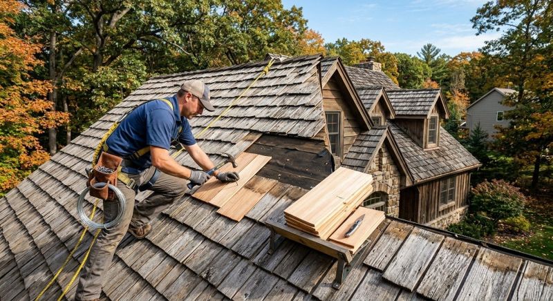 Cedar Shingles Repair in Hollywood, MD