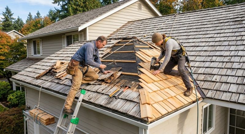 Cedar Shingles Repair in Saint Leonard, MD
