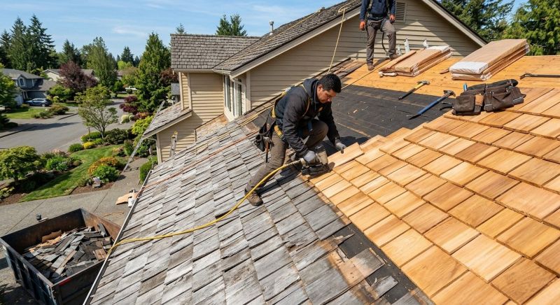Cedar Shingles Replacement in Chesapeake Beach, MD