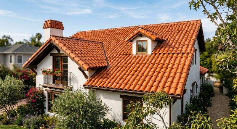 Clay Roof Installation in California, MD