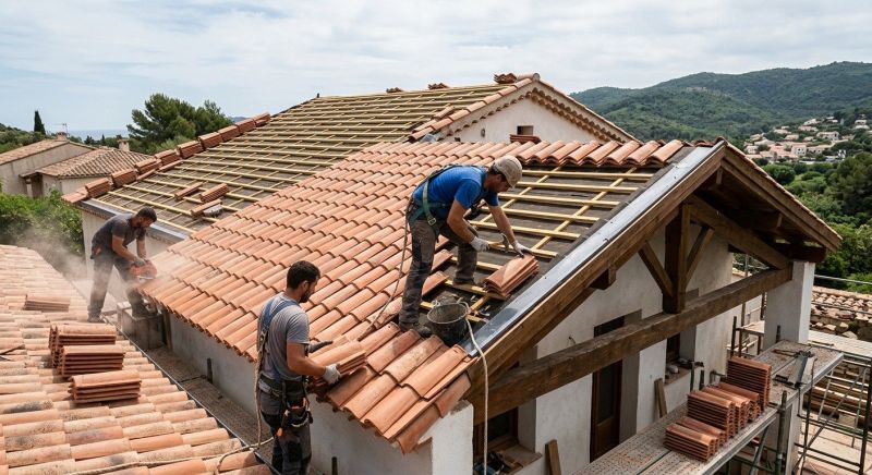 Clay Roof Installation in Lusby, MD