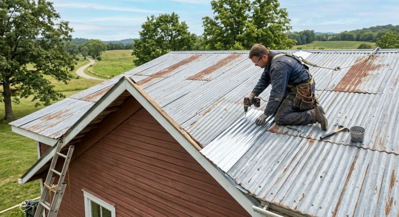 Corrugated Roof Repair in Hollywood, MD