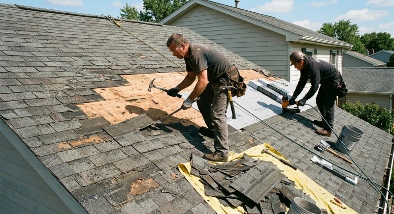 Damaged Roof Repair in Chesapeake Beach, MD