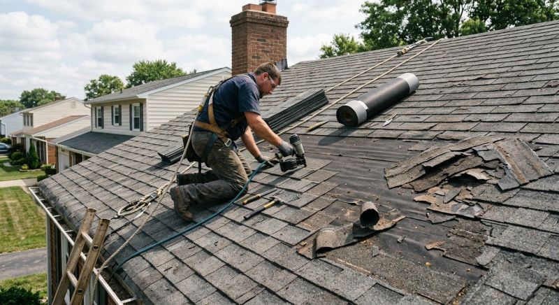 Damaged Roof Repair in Lusby, MD