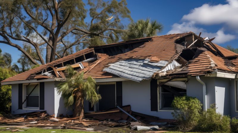 Damaged Roof Replacement in Chesapeake Beach, MD