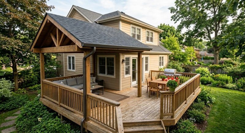 Deck Roof Construction in Lusby, MD