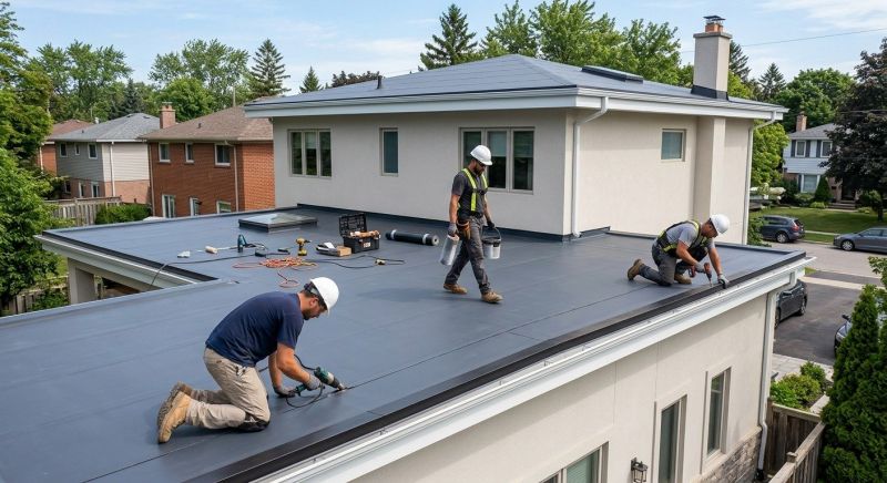Flat Roof Installation in Vienna, MD