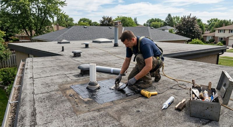 Flat Roof Leak Repair in Lusby, MD