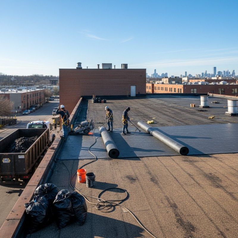 Flat Roof Replacement in Chesapeake Beach, MD