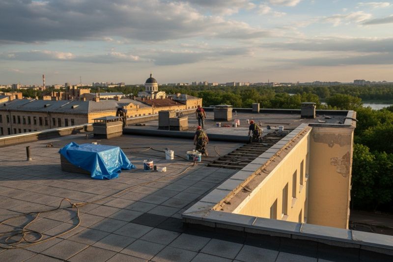 Flat Roof Replacement in Hollywood, MD