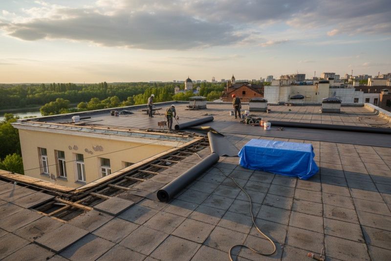 Flat Roof Replacement in Hollywood, MD