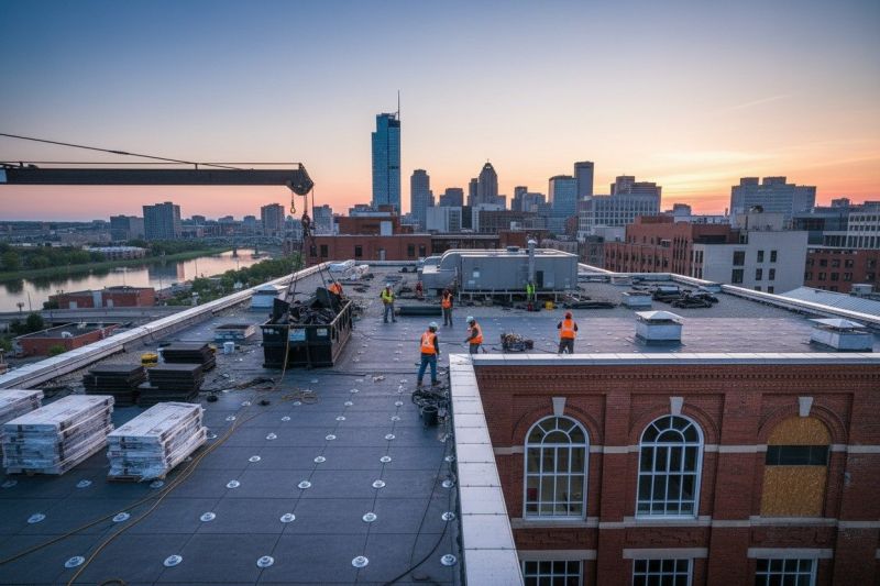 Flat Roof Replacement in Lusby, MD