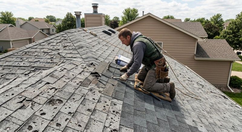 Hail Damage Roof Repair in Lusby, MD