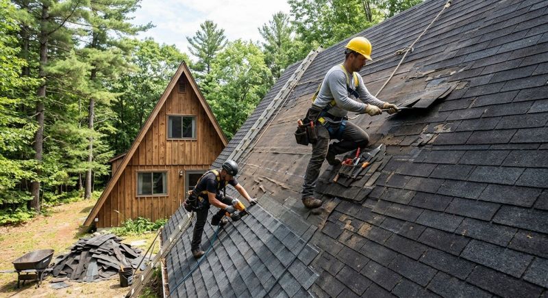 Hip Roof Shingle Repair in Lusby, MD