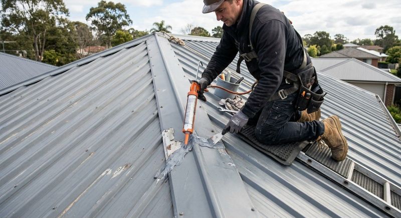 Metal Roof Flashing Repair in Lusby, MD