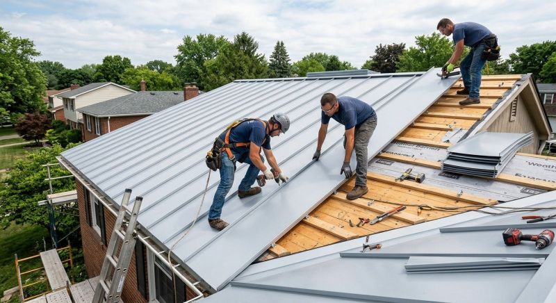 Metal Roof Installation in Calvert County, MD