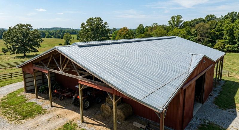 Pole Barn Roof Repair in Lusby, MD