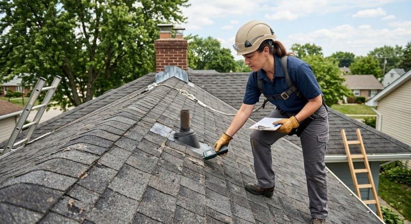 Roof Damage Inspection in Lusby, MD