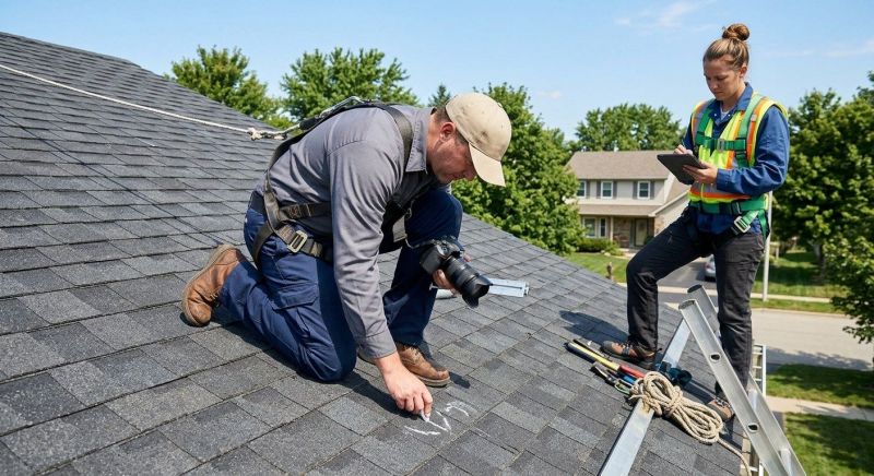 Roof Damage Inspection in Saint Leonard, MD