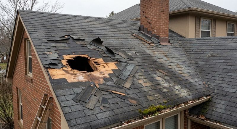 Roof Damage Repair in Chesapeake Beach, MD