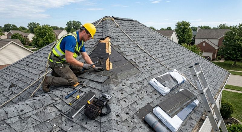 Roof Damage Repair in Lusby, MD