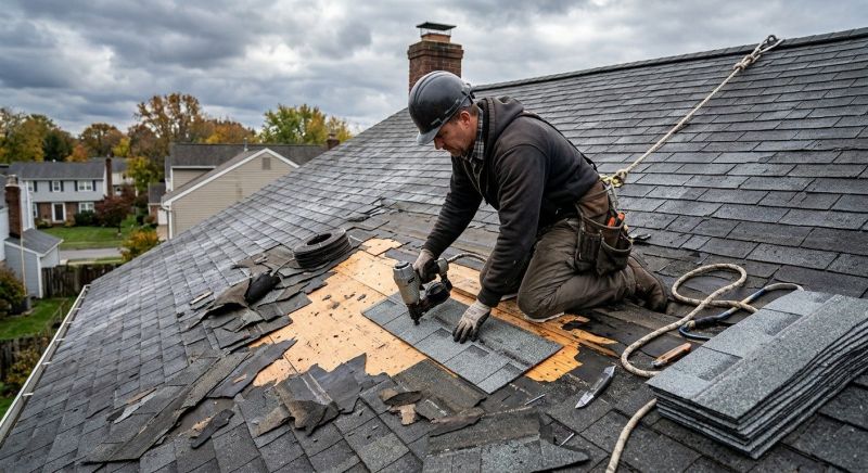 Roof Damage Restoration in Lusby, MD
