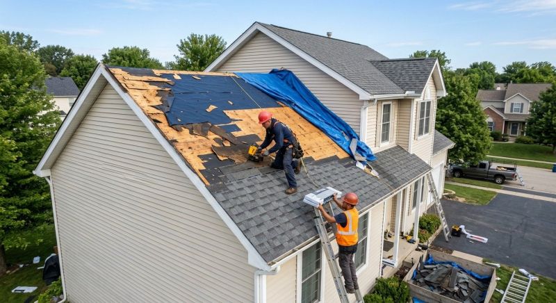 Roof Damage Restoration in Mechanicsville, MD
