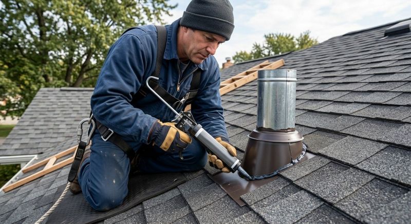 Roof Vent Flashing Repair in Lusby, MD