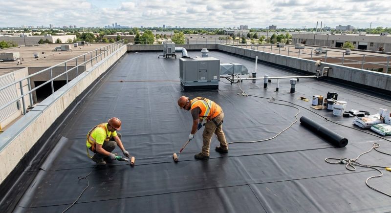 Rubber Roof Installation in Lusby, MD