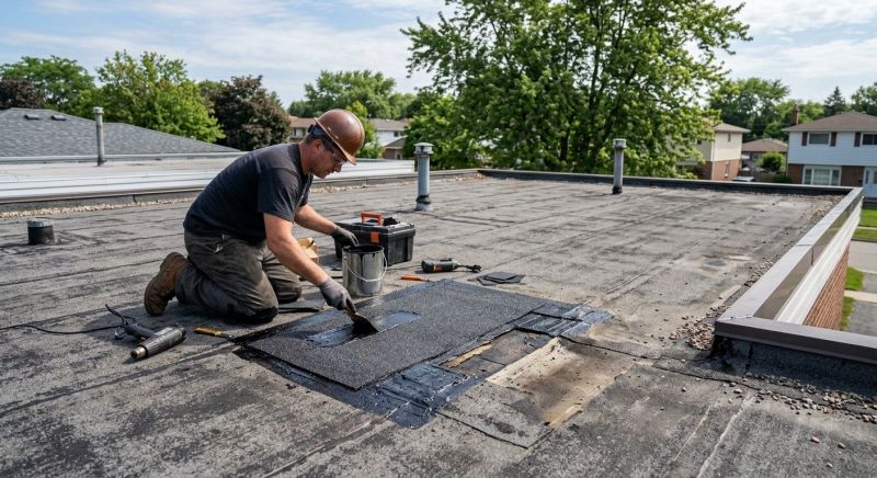 Rubber Roof Repair in Cambridge, MD