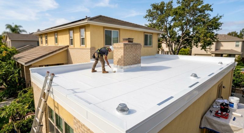 Rubber Roof Repair in Hollywood, MD