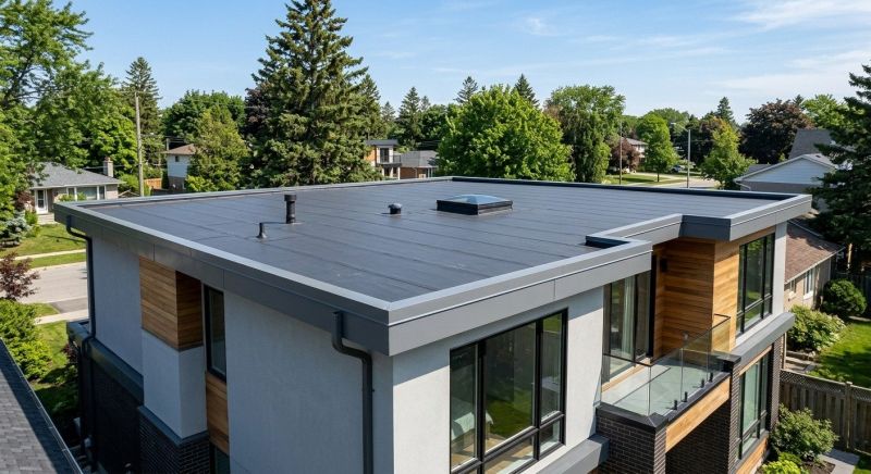 Single Ply Roof Installation in Lusby, MD