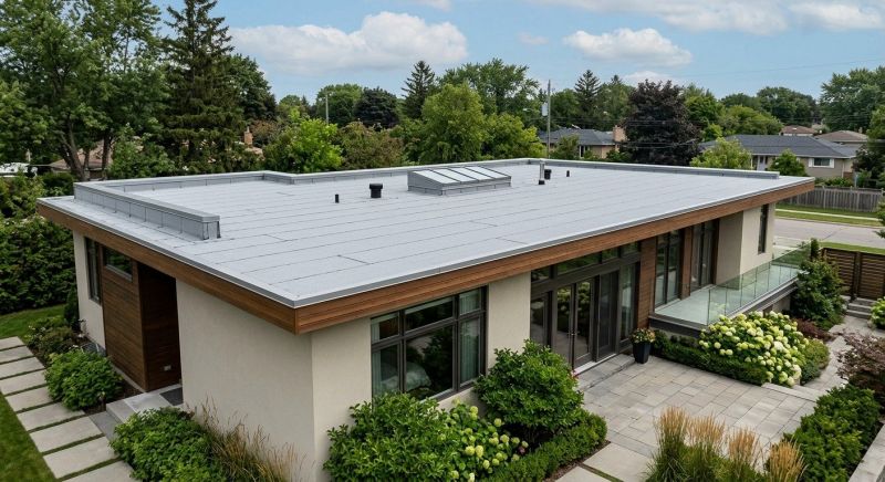 Single Ply Roof Installation in Lusby, MD