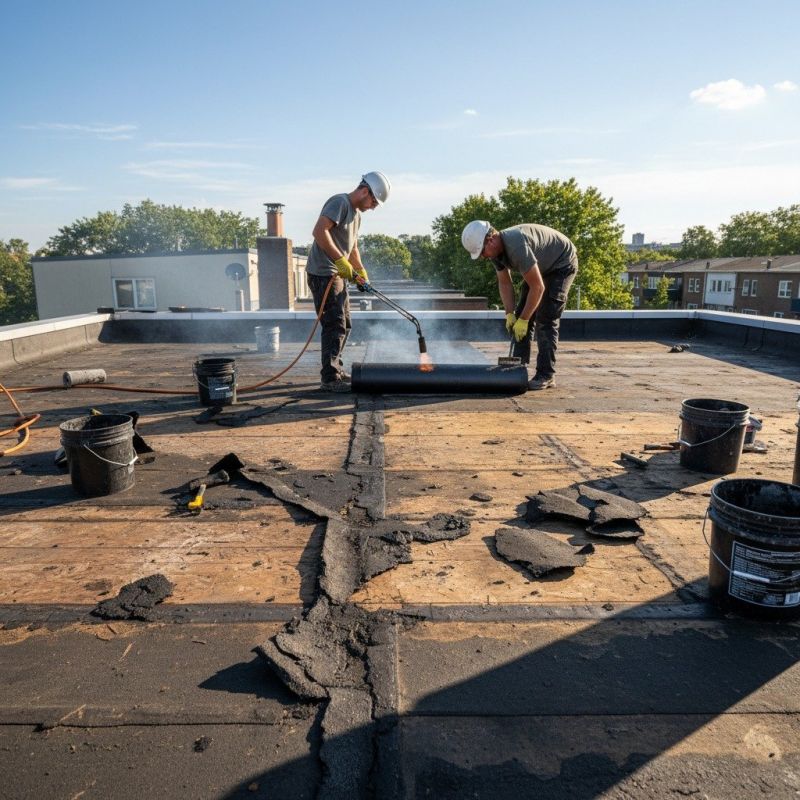 Single Ply Roof Repair in Lusby, MD