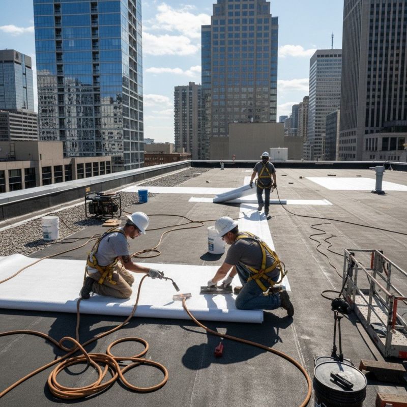 Single Ply Roof Repair in Vienna, MD