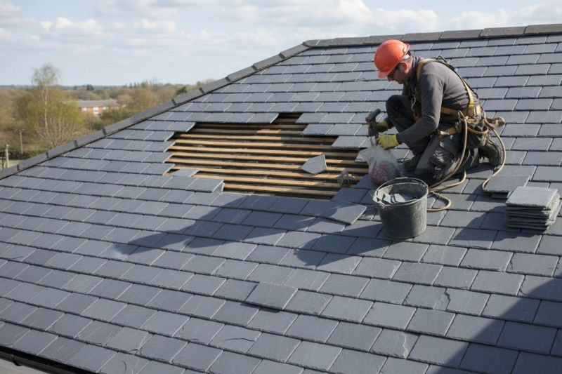 Slate Roof Repair in Chesapeake Beach, MD