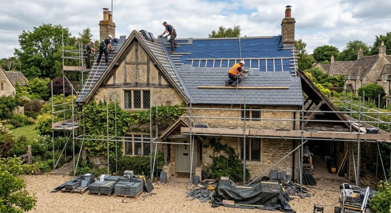 Slate Roof Replacement in Lusby, MD